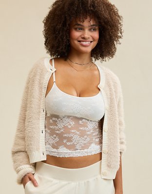 Show Off Midnight Romance Lace Bra Top | Aerie