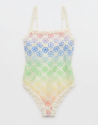 Show Off Beachside Lace Pride Bodysuit