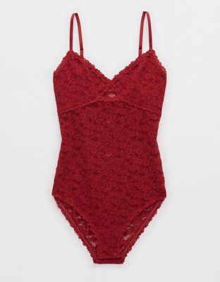 Show Off Vintage Lace Cut Out Bodysuit