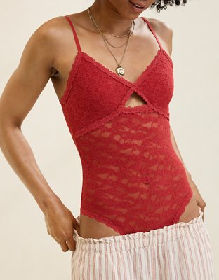 Show Off Vintage Lace Cut Out Bodysuit