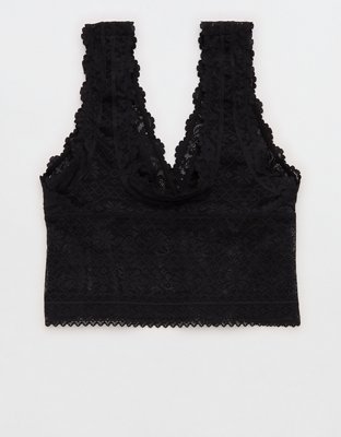 Show Off Lace Plunge Bra Top