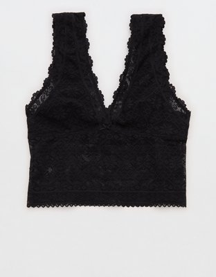 Show Off Lace Plunge Bra Top