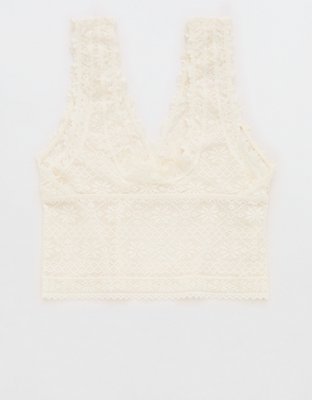 Show Off Lace Plunge Bra Top