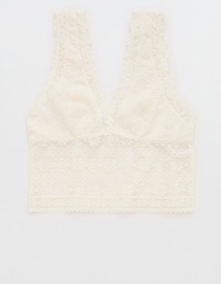 Show Off Lace Plunge Bra Top