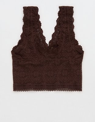 Show Off Lace Plunge Bra Top