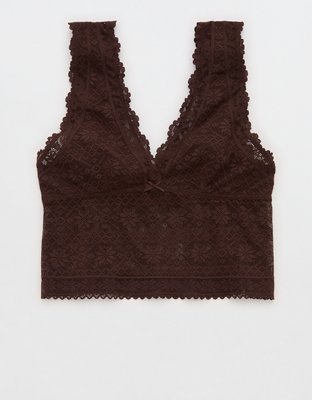 Show Off Lace Plunge Bra Top