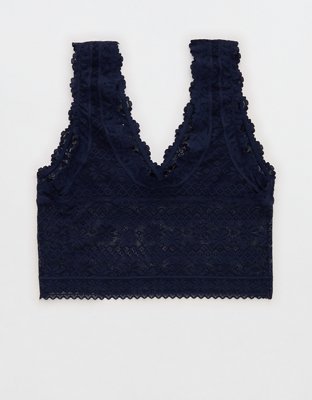 Show Off Lace Plunge Bra Top