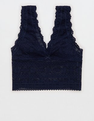 Show Off Lace Plunge Bra Top