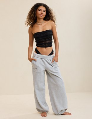 Show Off Top sin Mangas con Volantes y Encaje Festival