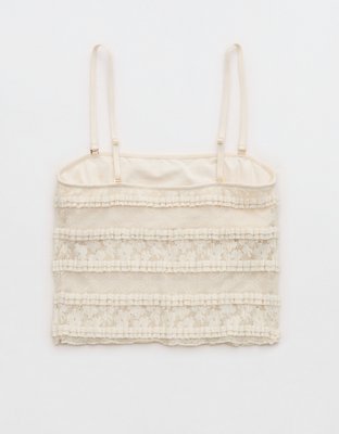 Show Off Festival Lace Ruffle Tank Top