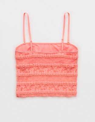 Show Off Festival Lace Ruffle Tank Top