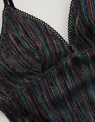 Show Off Pride Lurex Mesh Bra Top