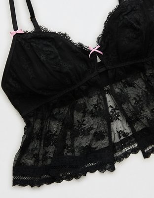 Show Off Midnight Romance Lace Bra Top