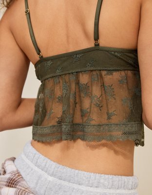 Show Off Midnight Romance Lace Bra Top