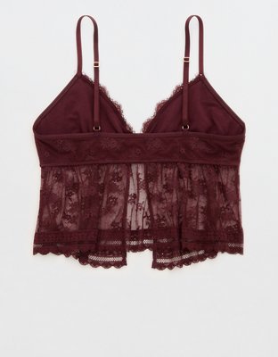 Show Off Midnight Romance Lace Bra Top