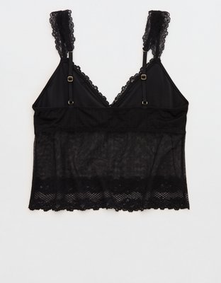 Show Off Frosted Floral Lace Tank Top