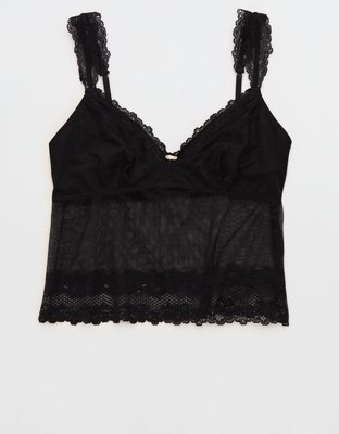 Show Off Frosted Floral Lace Tank Top