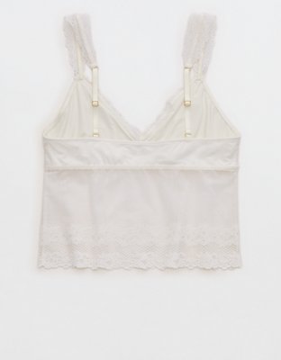 Show Off Frosted Floral Lace Tank Top