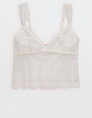 Show Off Frosted Floral Lace Tank Top