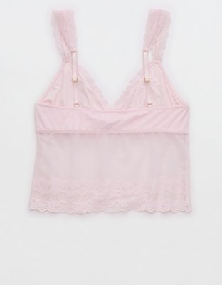 Show Off Frosted Floral Lace Tank Top