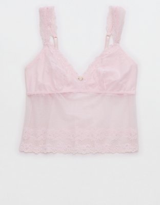 Show Off Frosted Floral Lace Tank Top