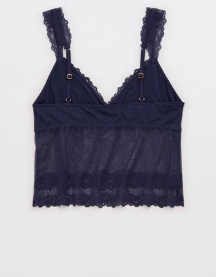 Show Off Frosted Floral Lace Tank Top