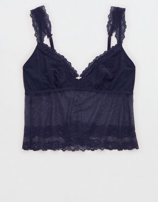 Show Off Frosted Floral Lace Tank Top