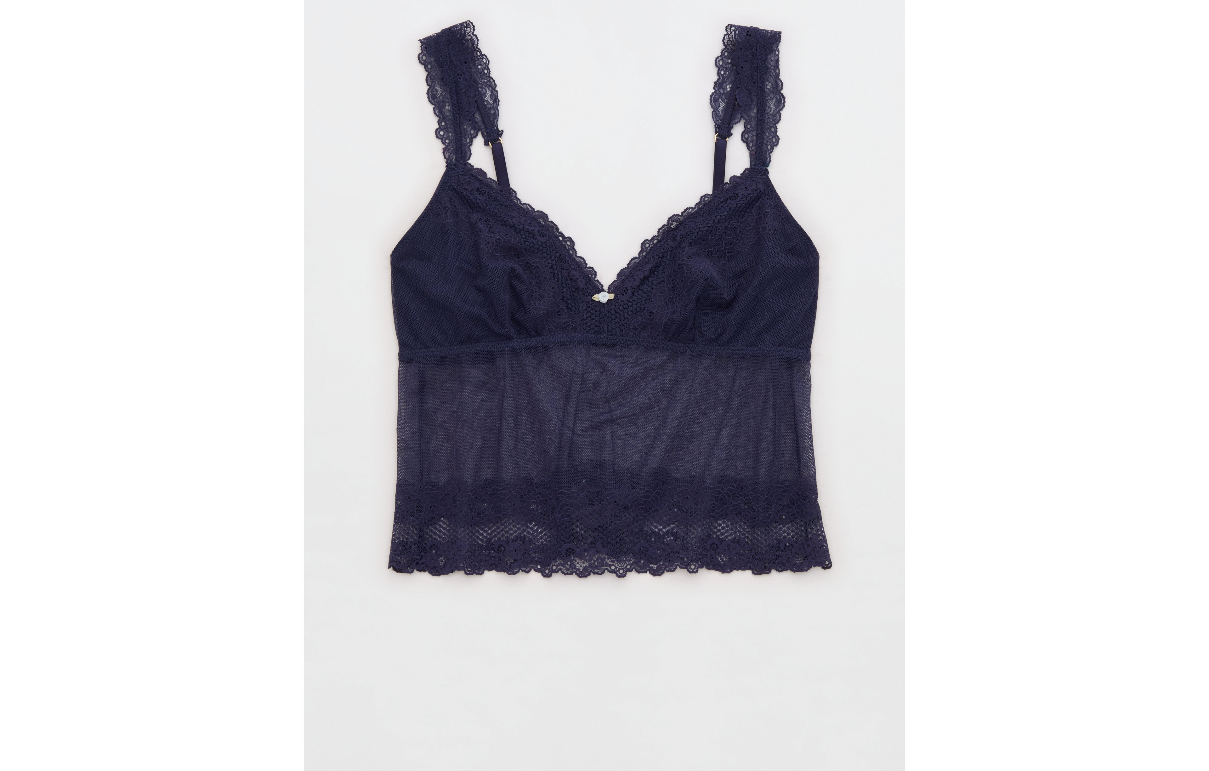 Show Off Frosted Floral Lace Tank Top