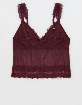 Show Off Frosted Floral Lace Tank Top