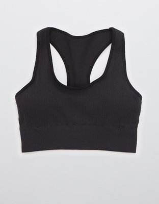 Aerie Seamless Padded Longline Racerback Bralette