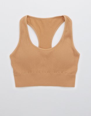 Aerie Seamless Padded Longline Racerback Bralette