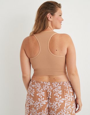 Aerie Seamless Padded Longline Racerback Bralette