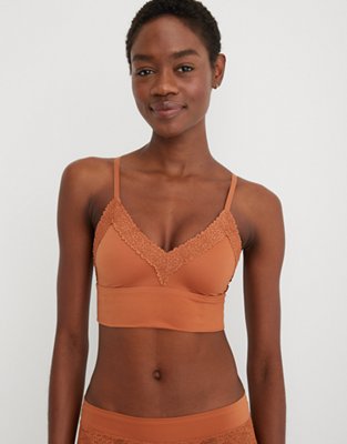 Aerie Sunnie Blossom Lace Padded Triangle Bralette