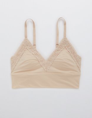 Aerie Sunnie Blossom Lace Padded Triangle Bralette