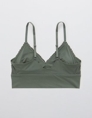 Aerie Sunnie Blossom Lace Padded Triangle Bralette