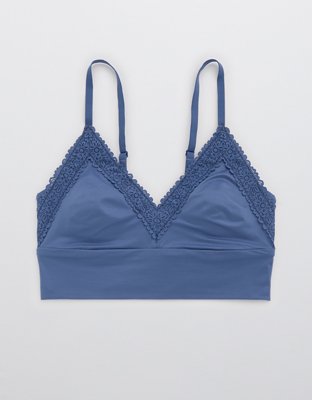 Aerie Sunnie Blossom Lace Padded Triangle Bralette