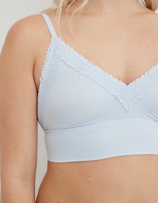 Aerie Sunnie Blossom Lace Padded Triangle Bralette