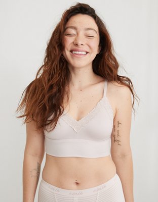 Aerie Sunnie Blossom Lace Padded Triangle Bralette