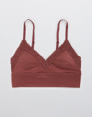 Aerie Sunnie Lace Padded Triangle Bralette