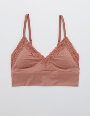 Aerie Sunnie Blossom Lace Padded Triangle Bralette