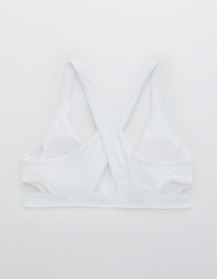 Aerie Logo Cut Out Scoop Bralette