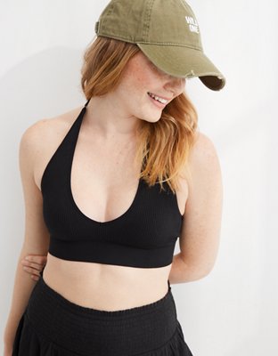 Aerie Seamless Padded Halter Bralette