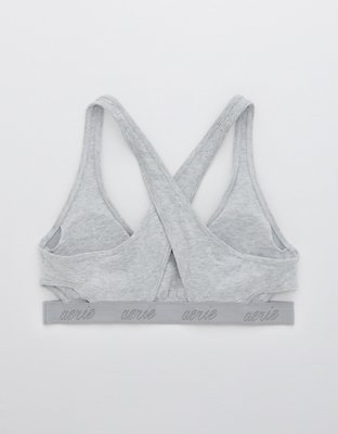 Aerie Logo Cut Out Scoop Bralette