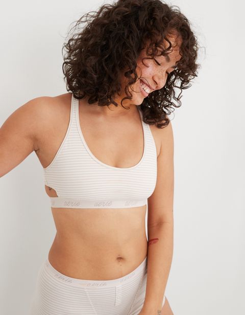 Бралетт Out, с логотипом, в полоску — Aerie