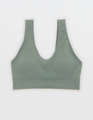 Aerie Real Good Bralette sin costuras con relleno