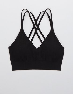 Aerie Seamless Cable Knit Padded Bralette