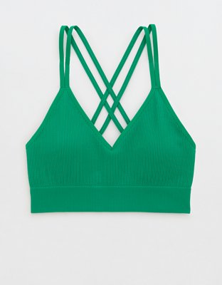 Aerie Seamless Strappy Padded Bralette