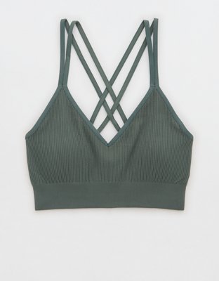 Aerie Seamless Strappy Padded Bralette