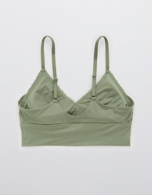 Aerie Sunnie Blossom Lace Padded Triangle Bralette