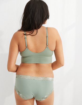 Aerie Sunnie Blossom Lace Padded Triangle Bralette